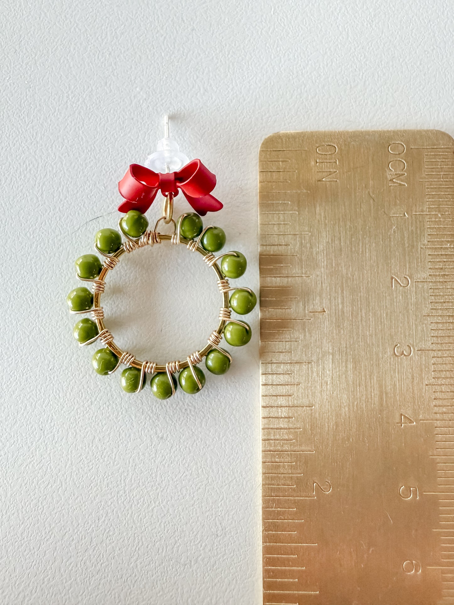 Holiday Wreath Earrings