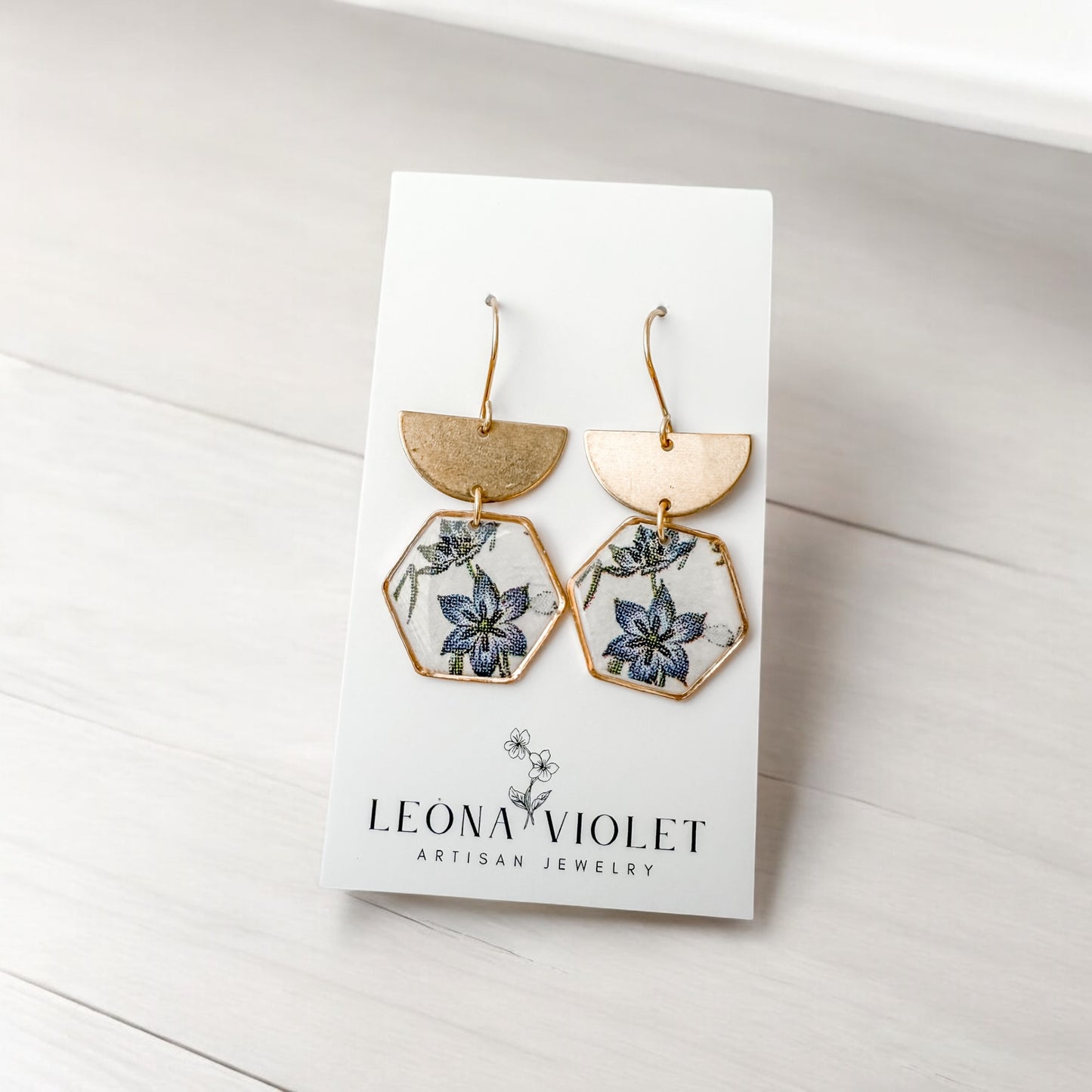 Golden Lilly Earrings