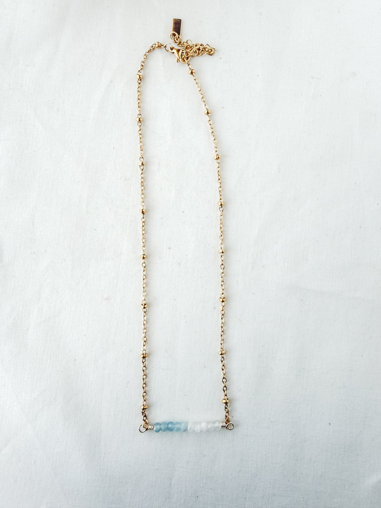 Seafoam Bar Necklace