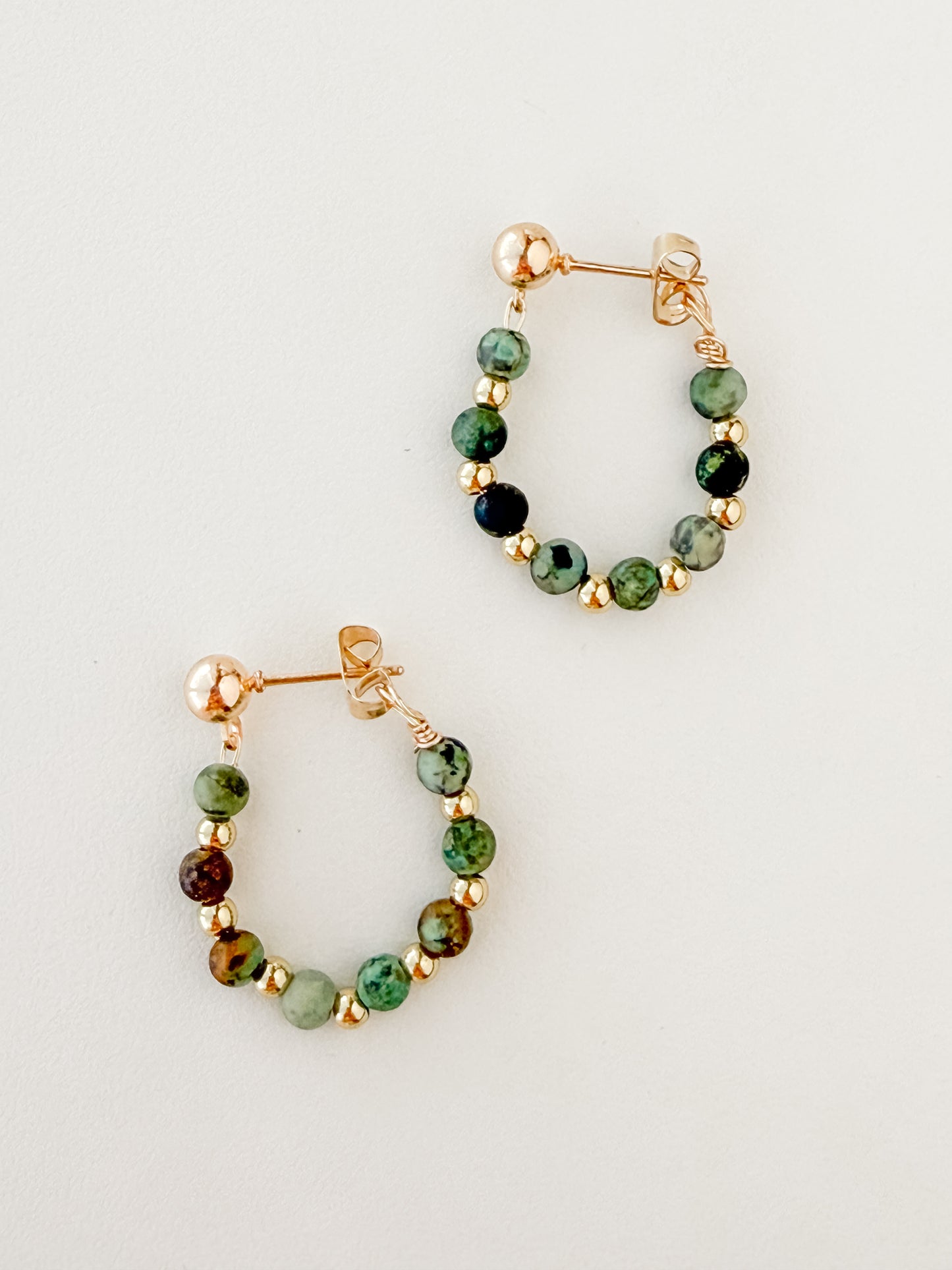 Zion Turquoise Hoops