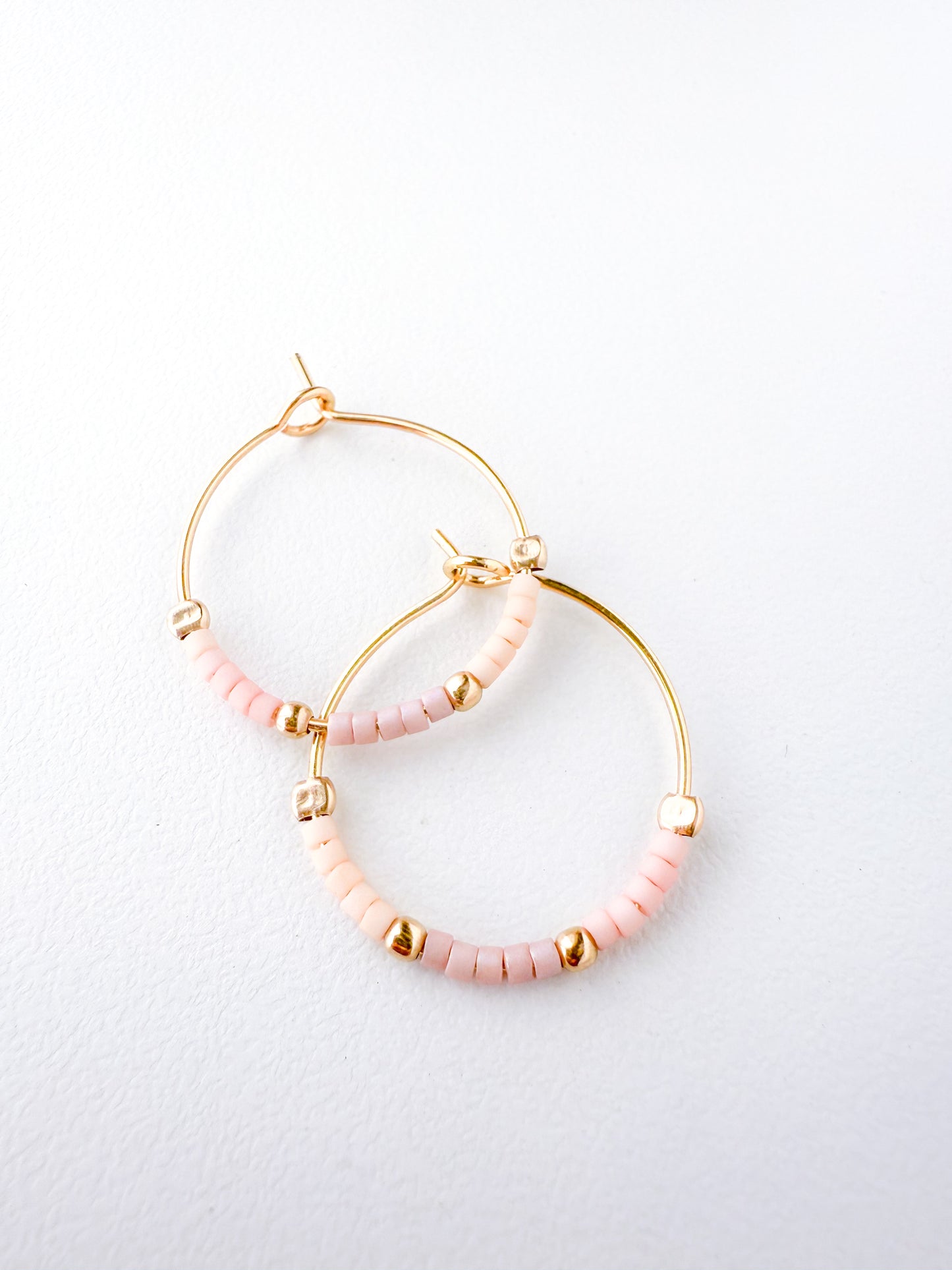 Seashell Blossom Dainty Hoops