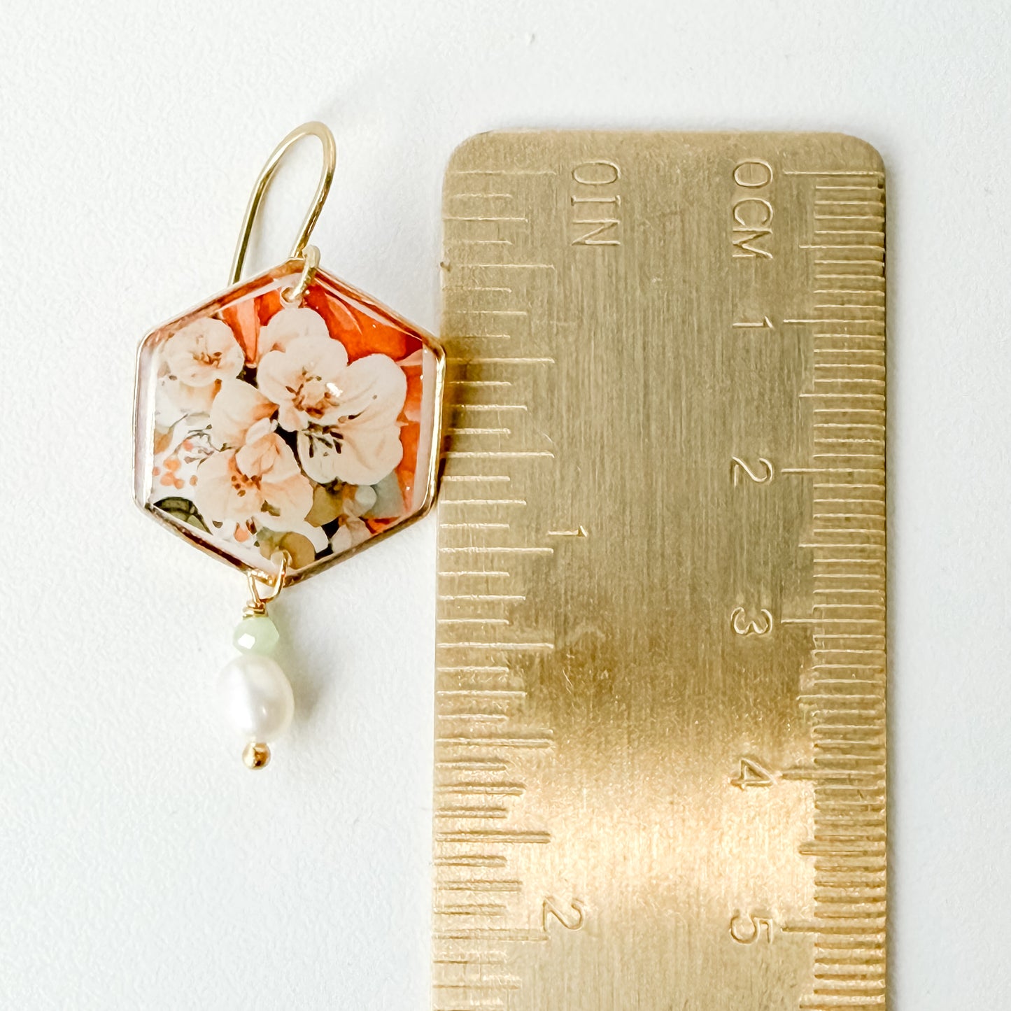 Amber Blossom Earrings