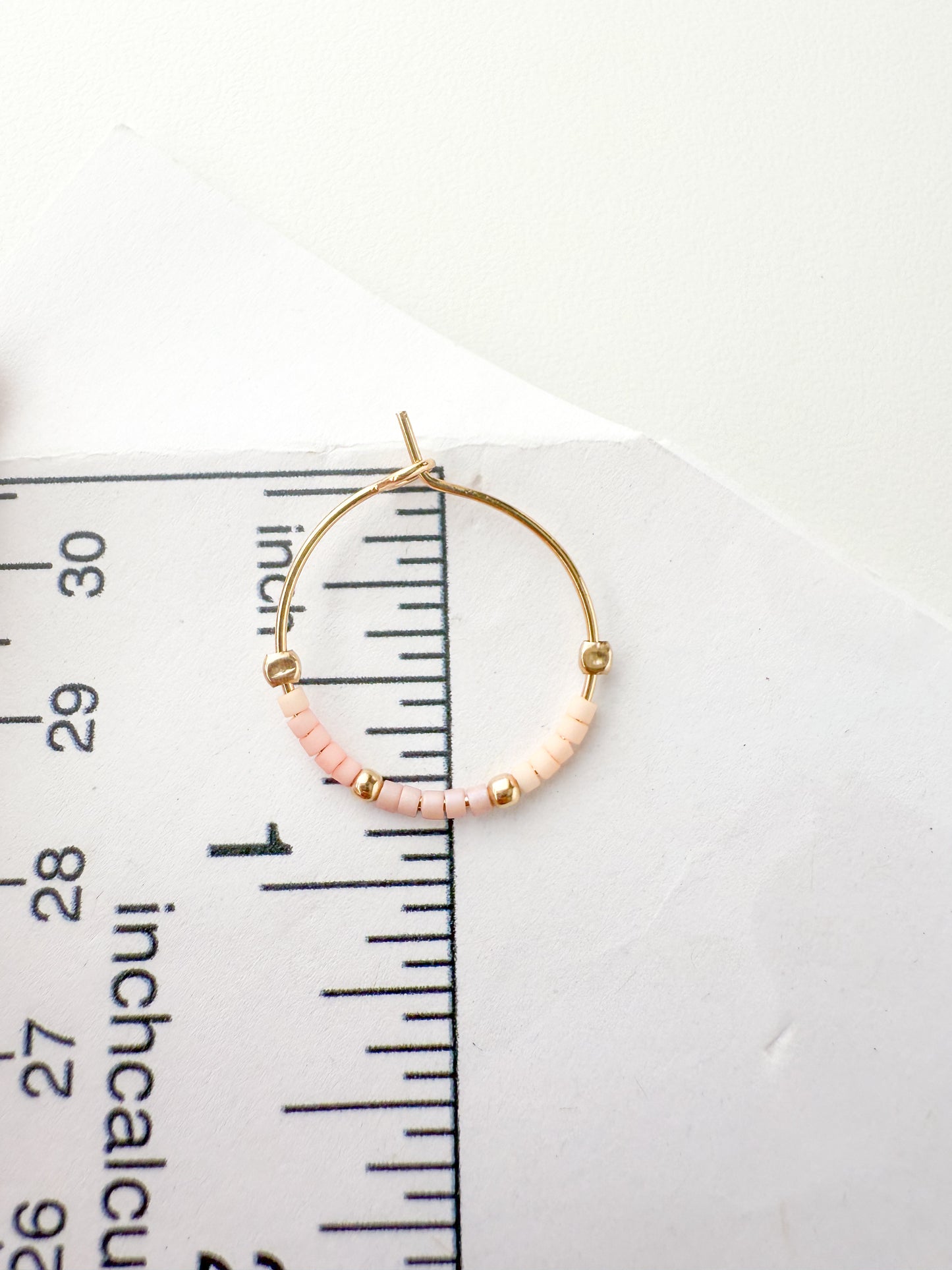 Seashell Blossom Dainty Hoops