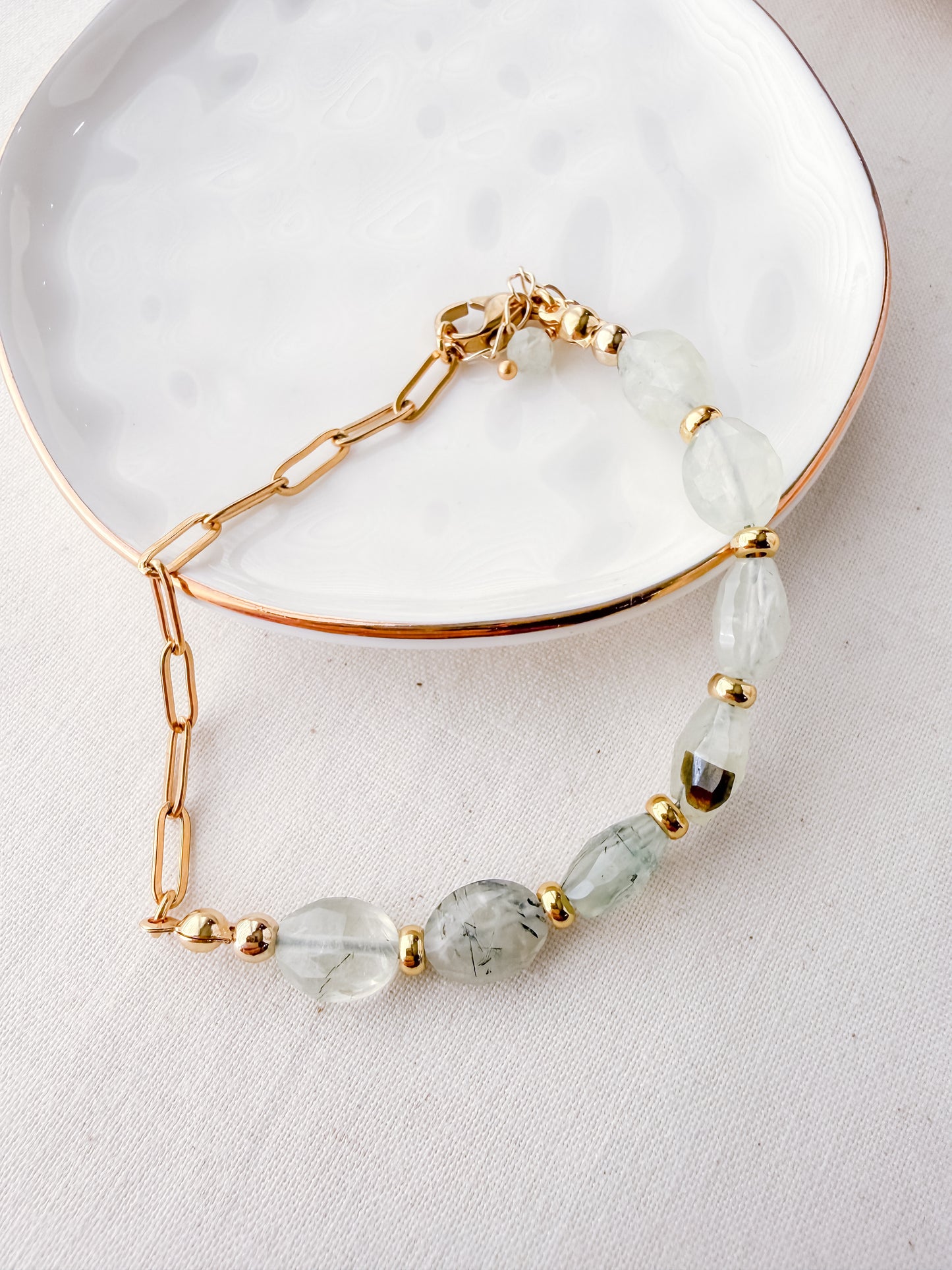 Meadowlight | Prehnite Bracelet