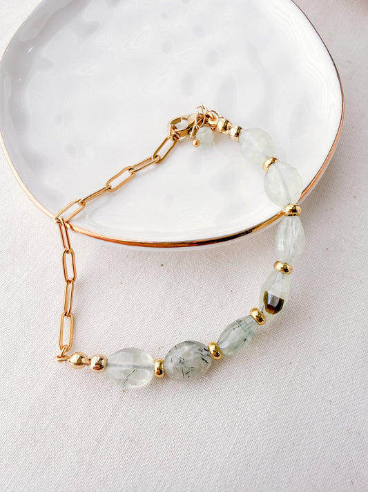 Meadowlight | Prehnite Bracelet