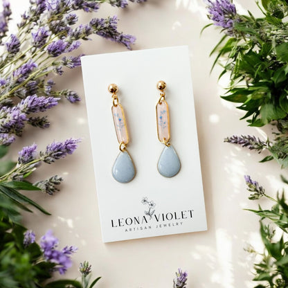 Petal Dewdrop Earrings