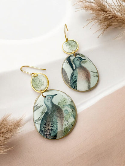 Passenger Pigeon Earrings