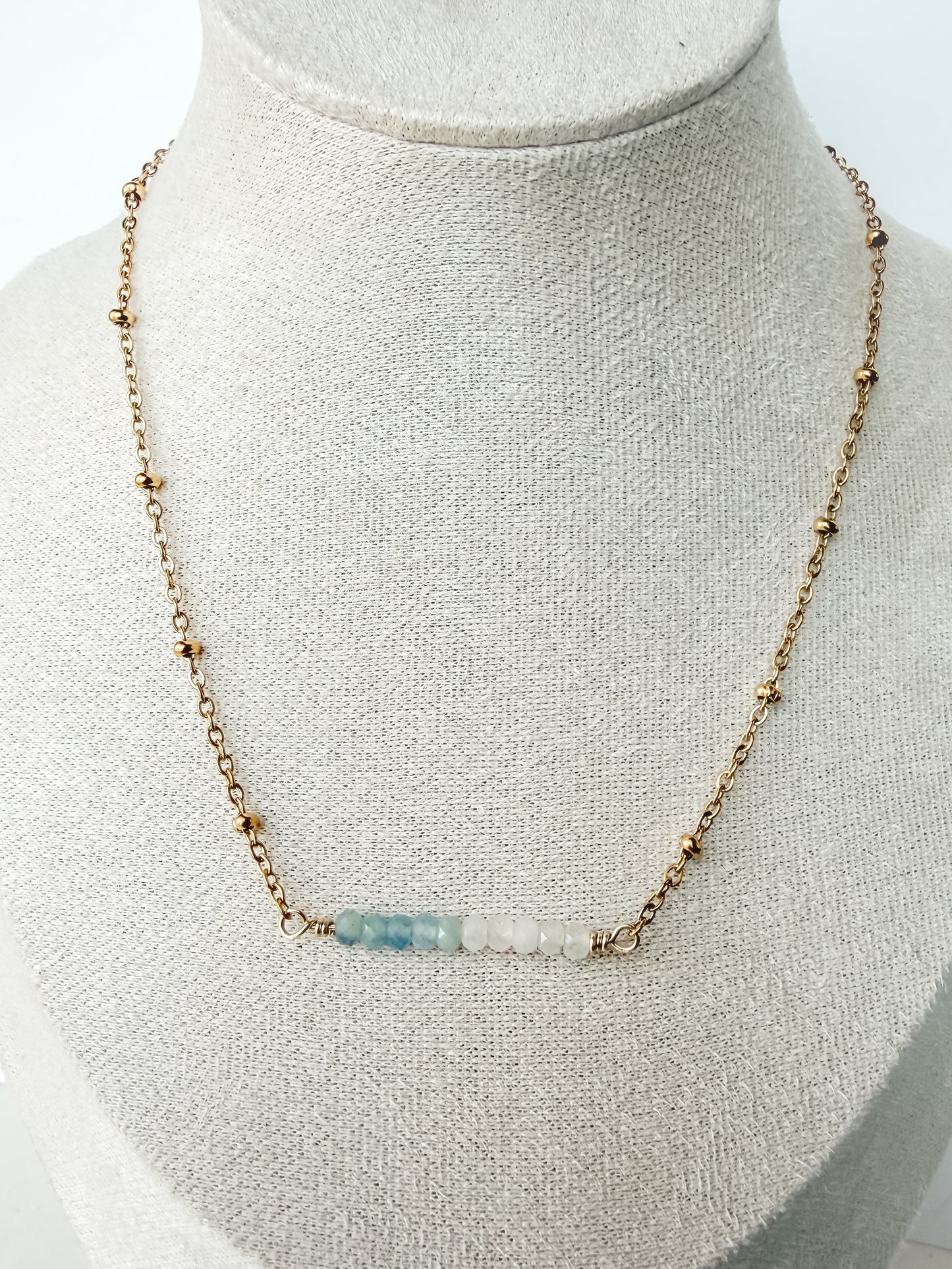 Seafoam Bar Necklace