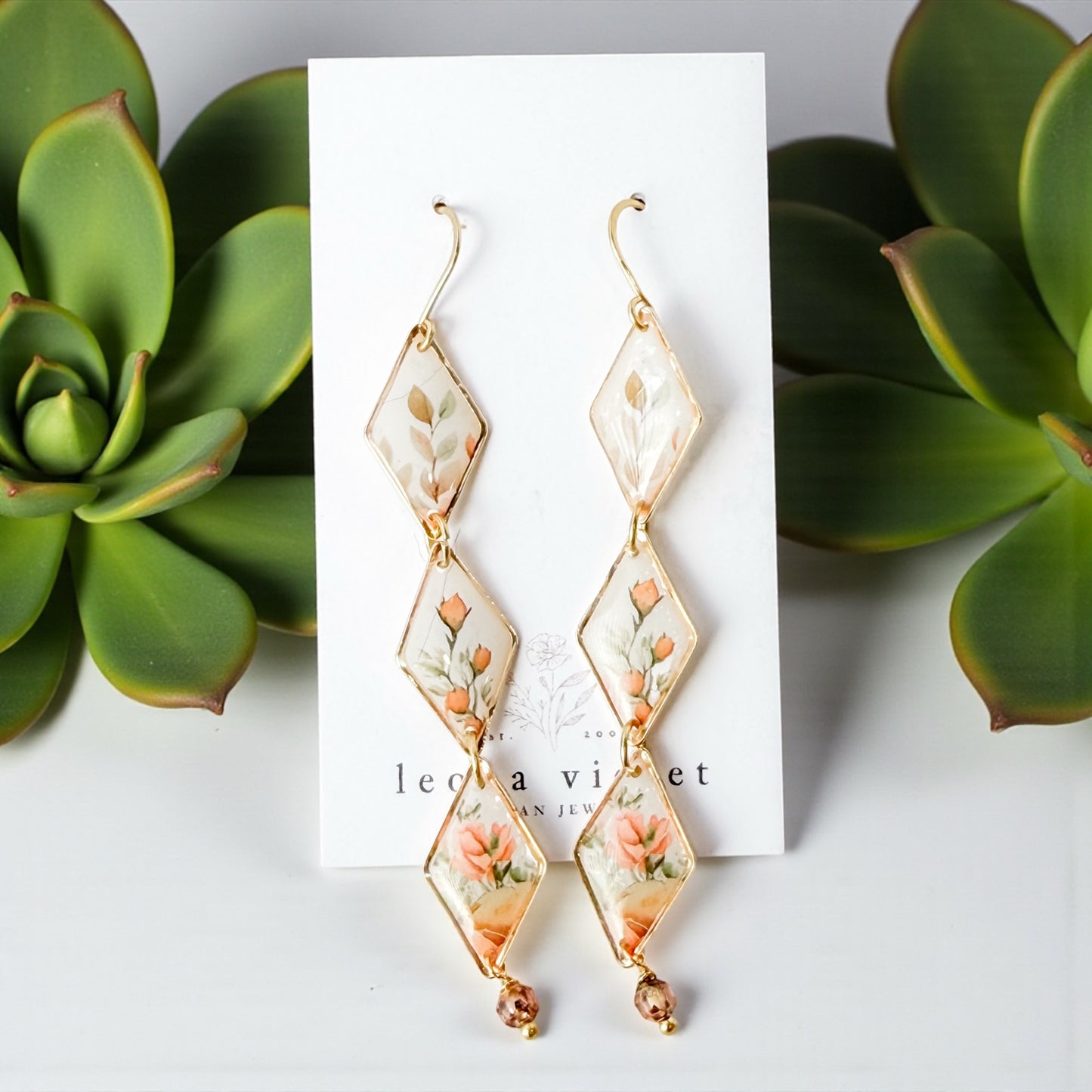 Wild Rose Drift Earrings