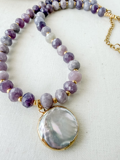 Moonlit Lilac Necklace