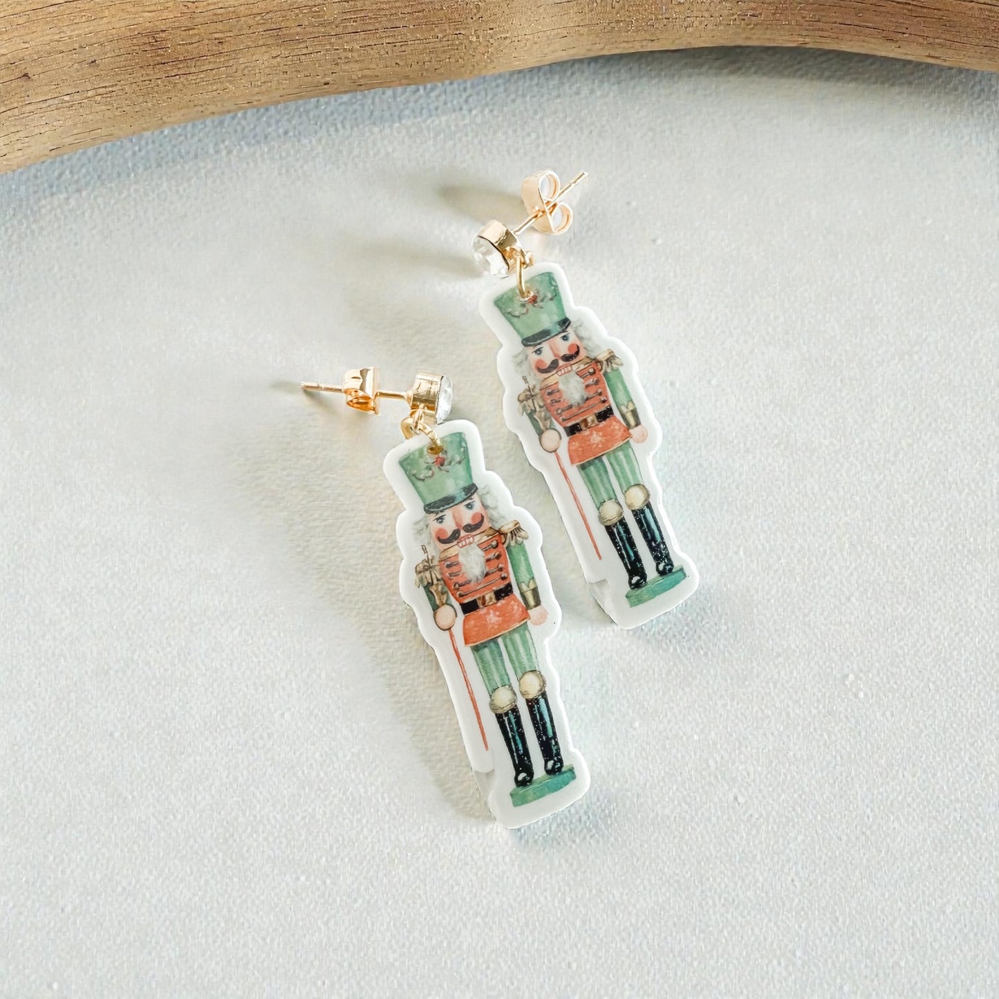 Evergreen Nutcracker Earrings