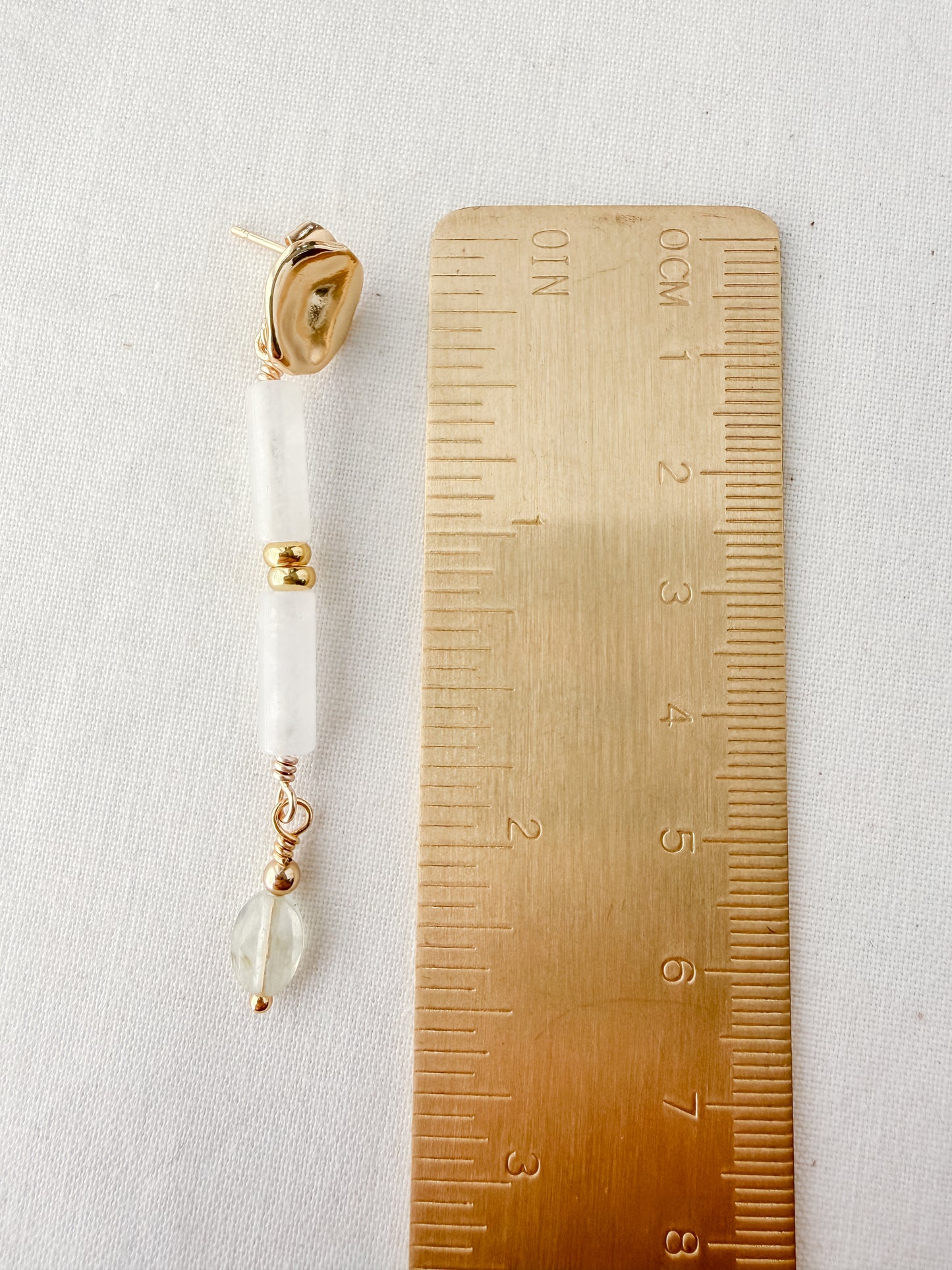 Meadowlight | Prehnite Earrings