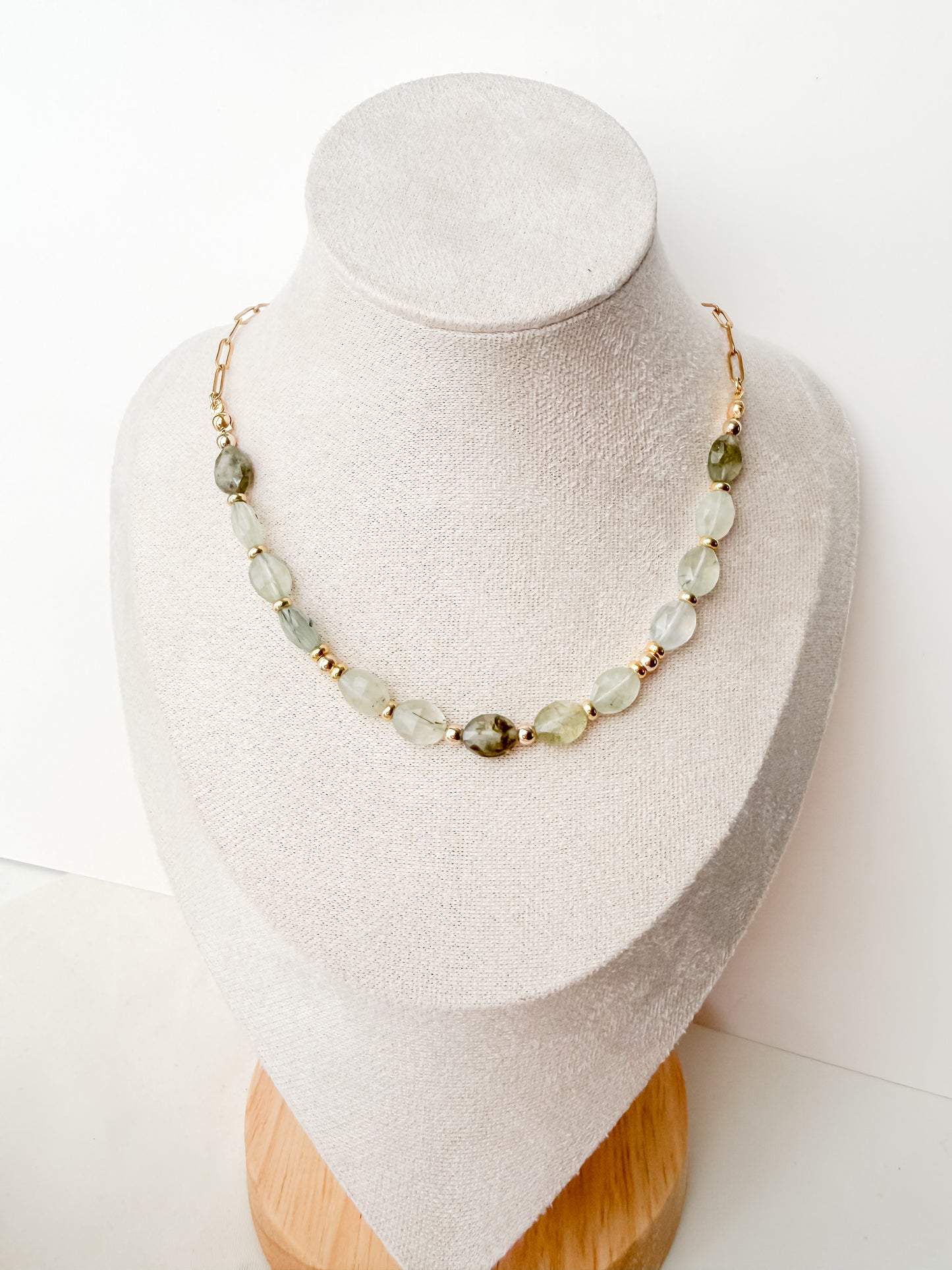 Meadowlight | Prehnite Necklace