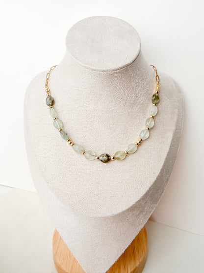Meadowlight | Prehnite Necklace