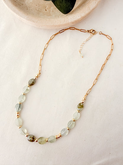 Meadowlight | Prehnite Necklace