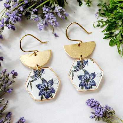 Golden Lilly Earrings