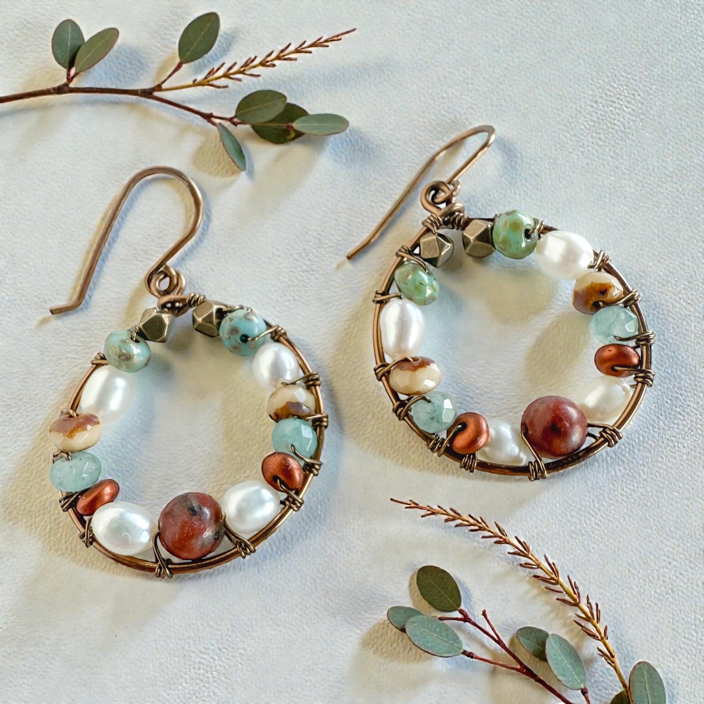 Rust & Sage Hoops