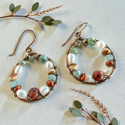 Rust & Sage Hoops