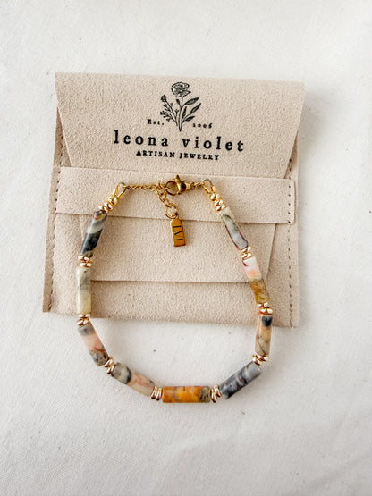 Seraphina Bracelet- Crazy Lace Agate