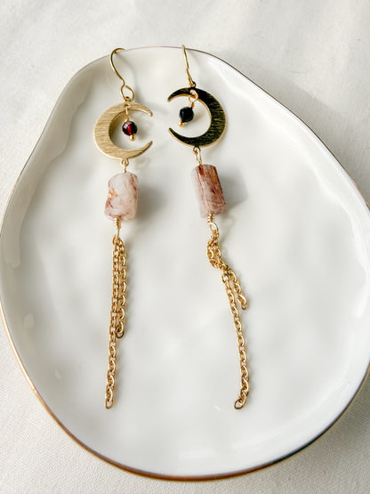 Solstice Moon Earrings