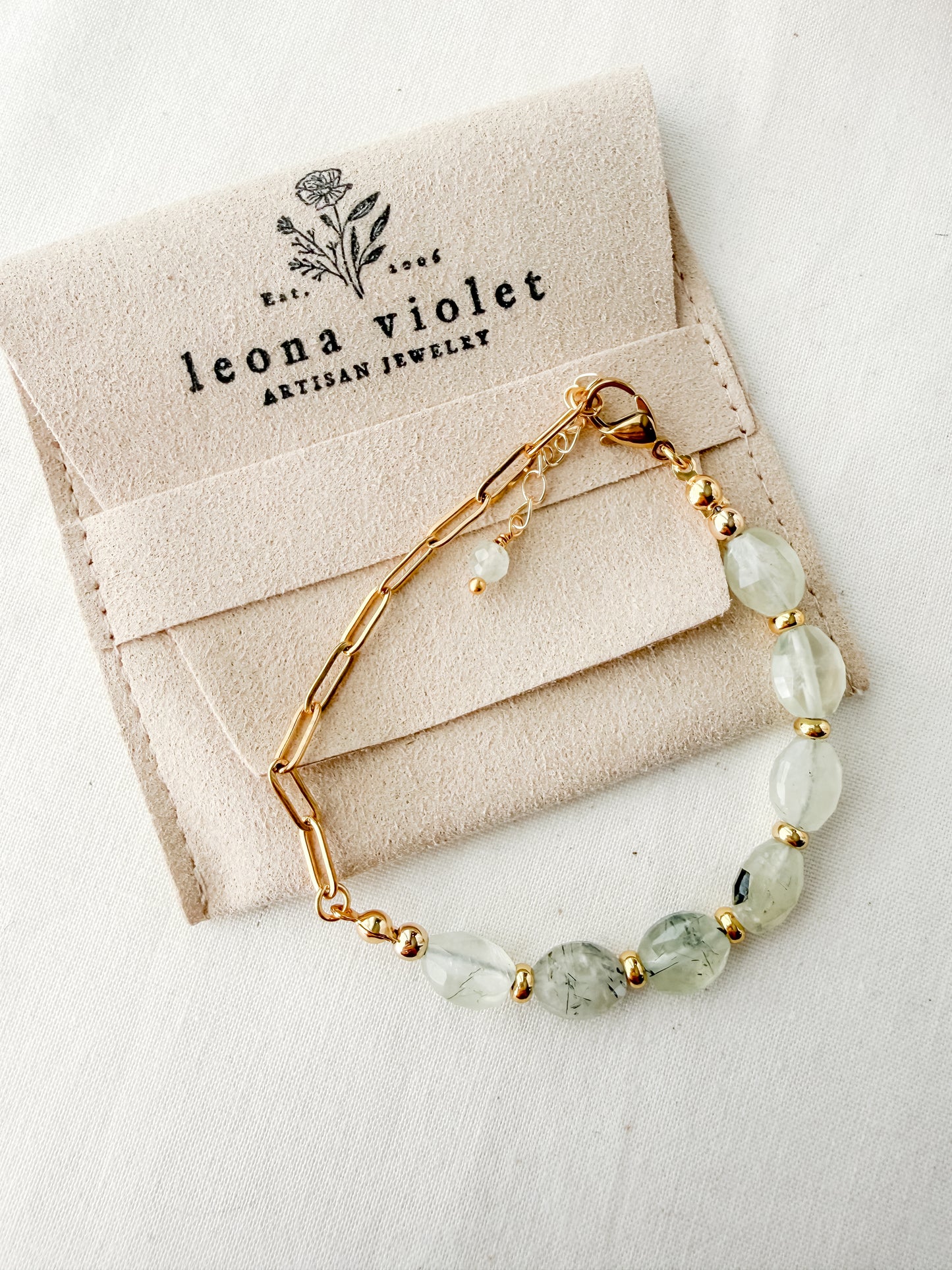 Meadowlight | Prehnite Bracelet