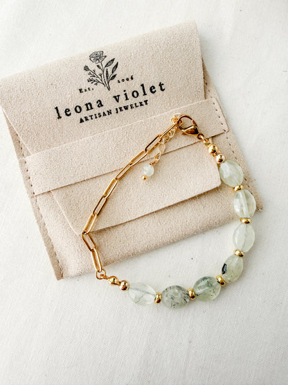 Meadowlight | Prehnite Bracelet