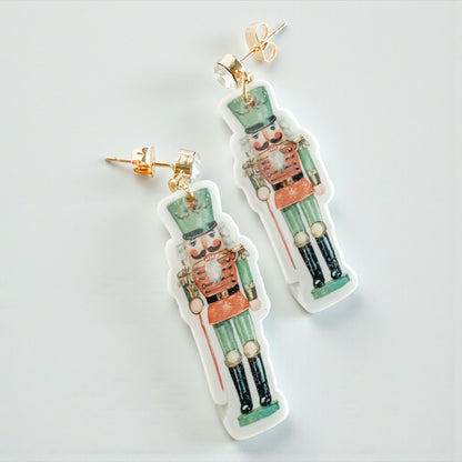 Evergreen Nutcracker Earrings
