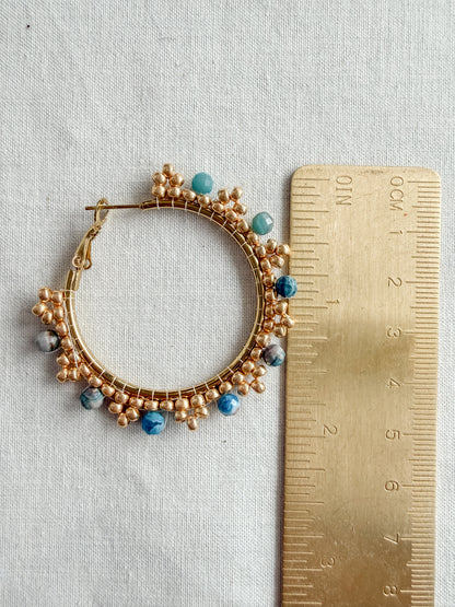 Tidepool Bloom Hoops