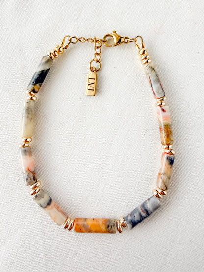 Seraphina Bracelet- Crazy Lace Agate