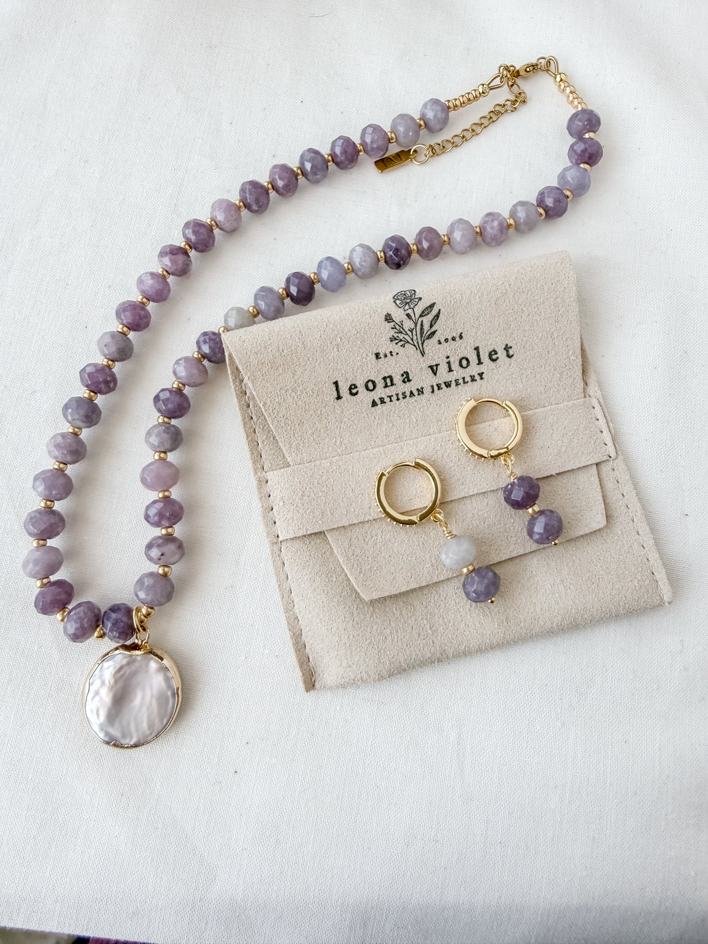 Moonlit Lilac Necklace