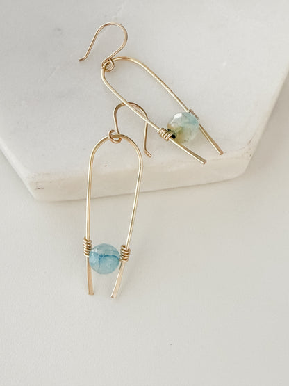 Ocean Arc Earrings