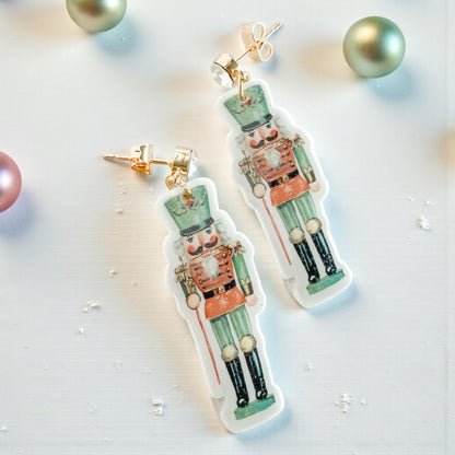 Evergreen Nutcracker Earrings