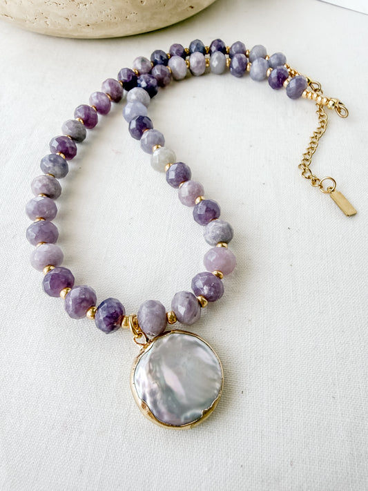 Moonlit Lilac Necklace