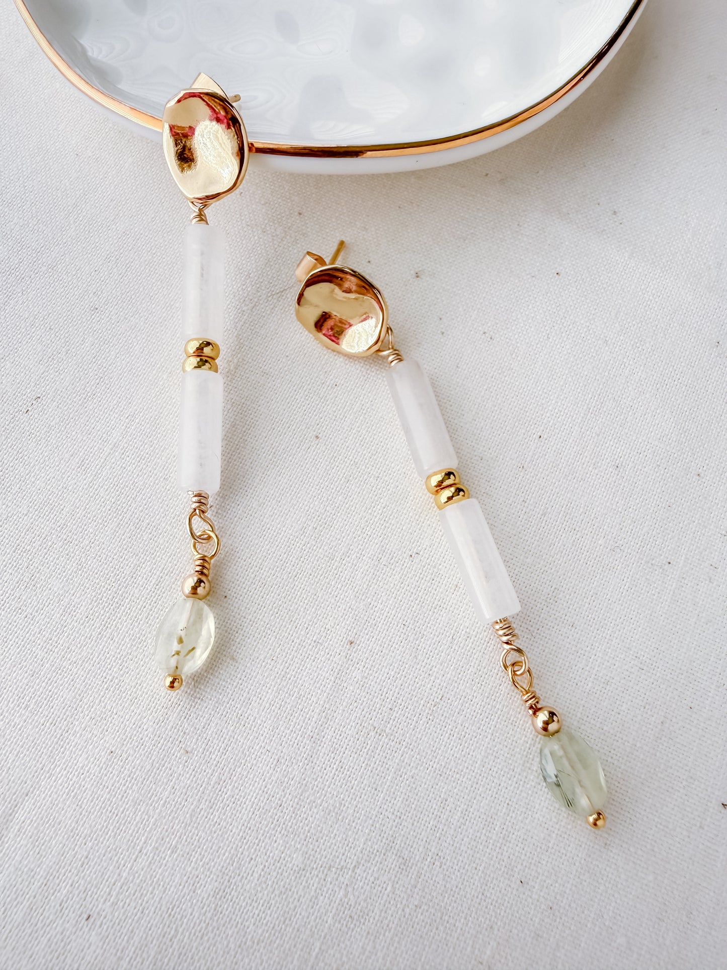 Meadowlight | Prehnite Earrings