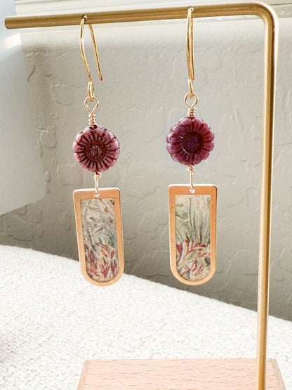 Tabitha Floral Earrings