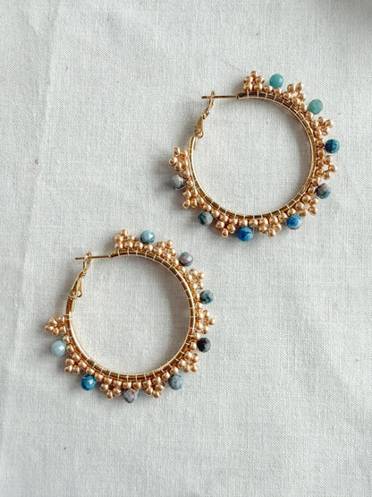 Tidepool Bloom Hoops
