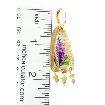 Lavender Falls Earrings