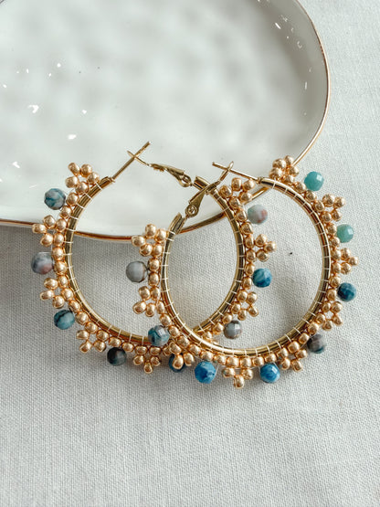 Tidepool Bloom Hoops