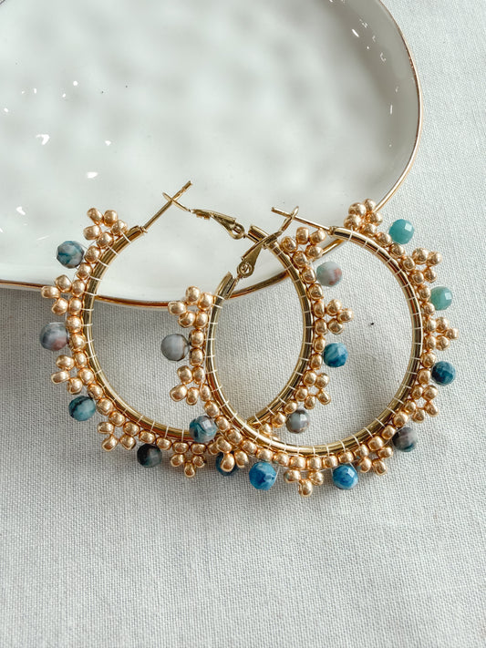 Tidepool Bloom Hoops