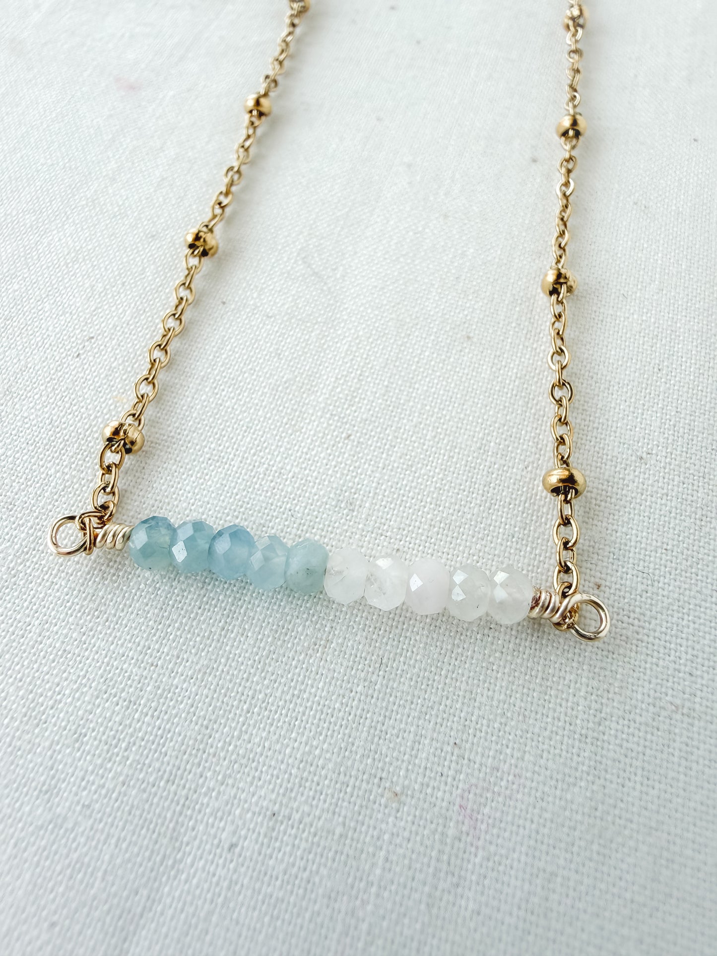 Seafoam Bar Necklace