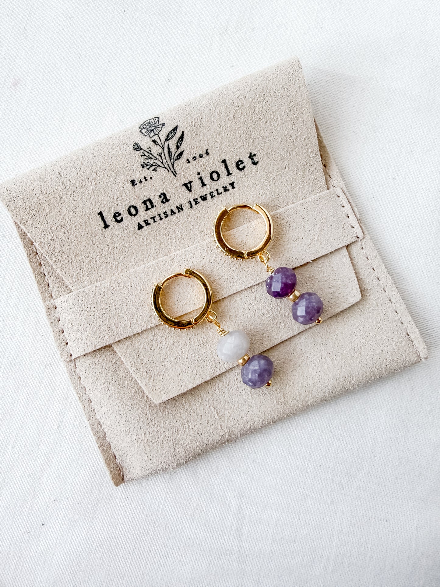 Moonlit Lilac Earrings