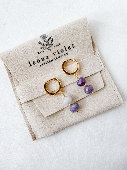 Moonlit Lilac Earrings
