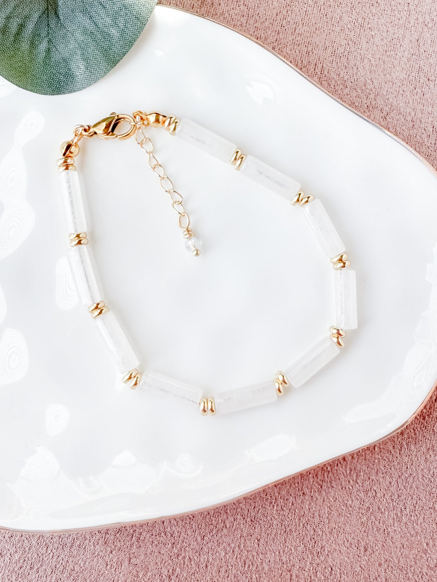 Seraphina Bracelet- White Quartz