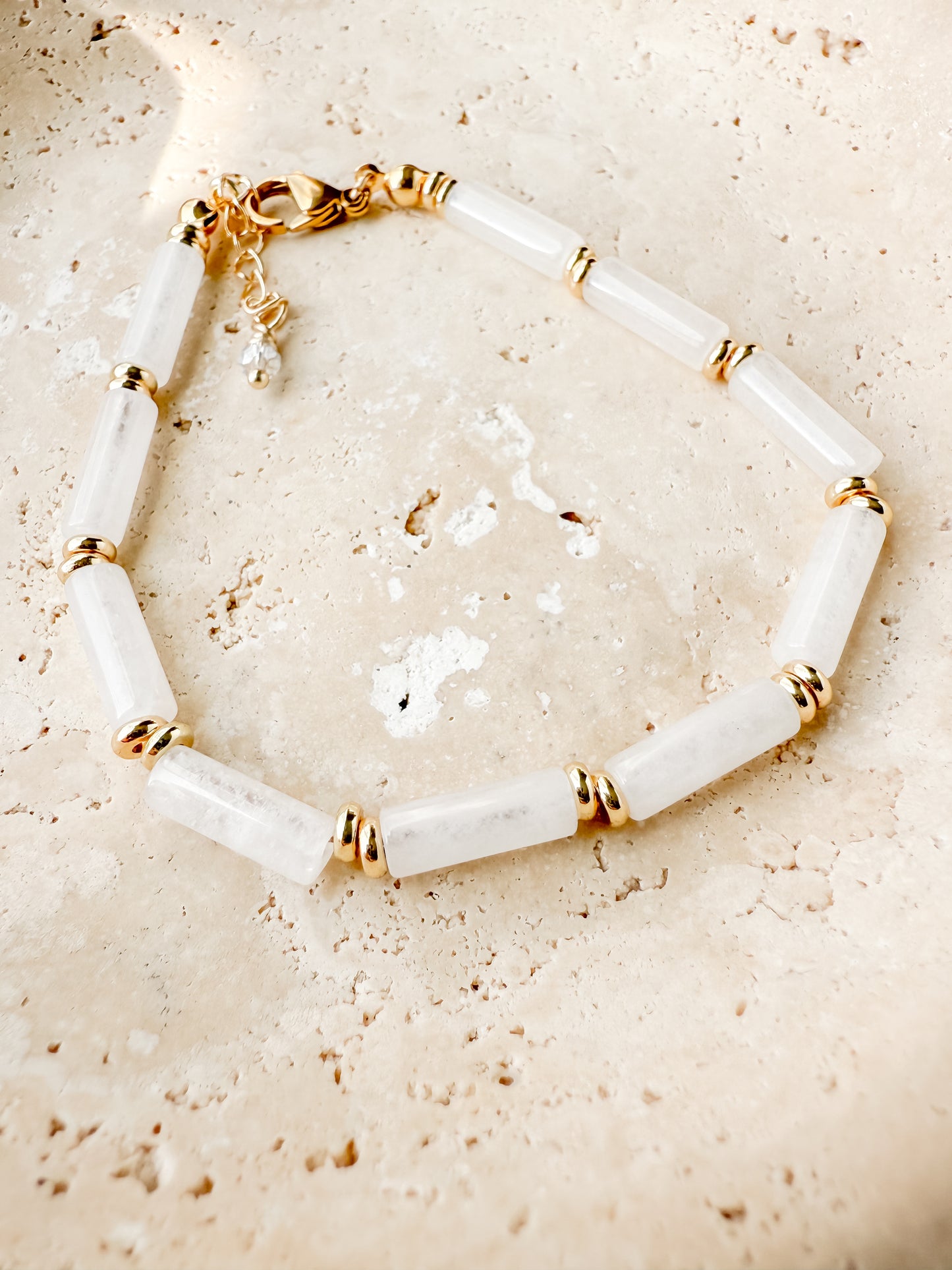 Seraphina Bracelet- White Quartz