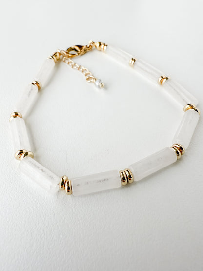 Seraphina Bracelet- White Quartz