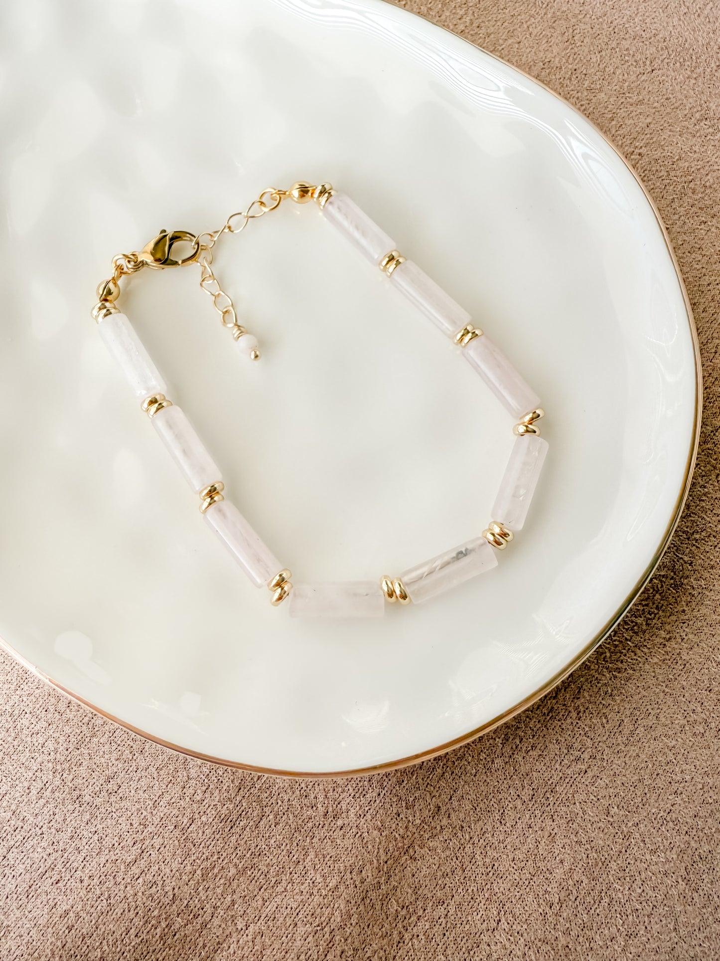 Seraphina Bracelet- Rose Quartz