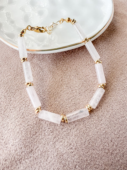 Seraphina Bracelet- Rose Quartz