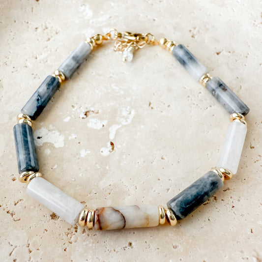 Seraphina Bracelet- Eagle Eye Agate