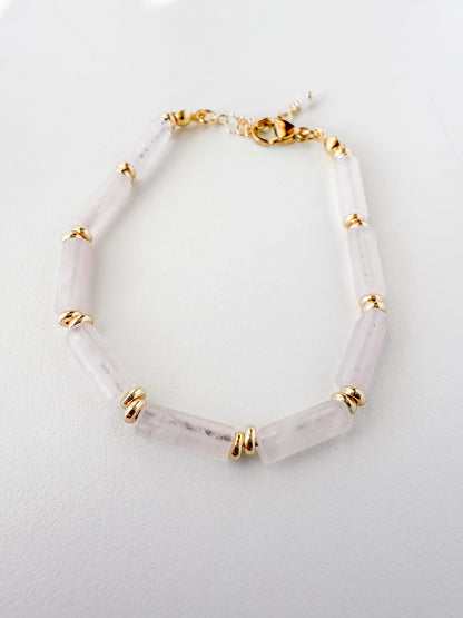 Seraphina Bracelet- Rose Quartz