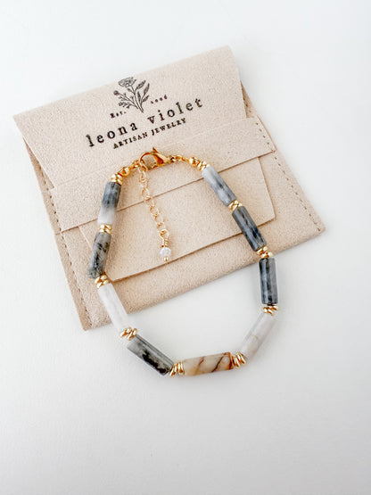 Seraphina Bracelet- Eagle Eye Agate